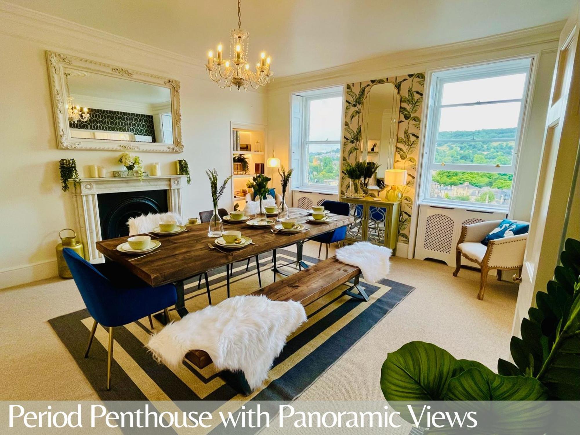 The Paragon Penthouse - Stunning Views Over Bath! Экстерьер фото